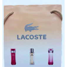 Подарочный набор пакет Лакост Классика  (Lacoste) 3x15 мл