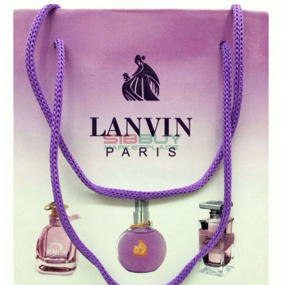 Подарочный набор пакет Ланвин (Lanvin) 3x15 мл
