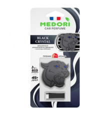 Аромат для автомобиля Меловой авто-парфюм на дефлектор Medori Black Crystal