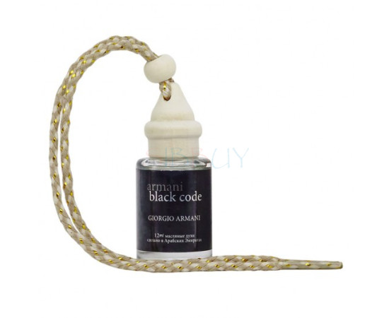 Купить недорого Аромат для автомобиля Giorgio Armani Black Code, 12ml