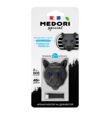 Аромат для автомобиля Меловой авто-парфюм на дефлектор 3D Medori Sparcling Twill (Tabacco Vanille)