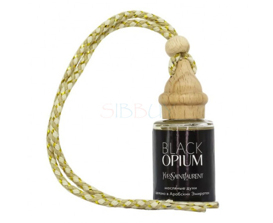 Купить недорого Аромат для автомобиля Yves Sait Laurent Black Opium, 12ml