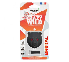Аромат для автомобиля Меловой авто-парфюм на дефлектор 3D Medori Crezy Wild Brutal