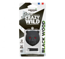 Аромат для автомобиля Меловой авто-парфюм на дефлектор 3D Medori Crezy Wild Black Wood