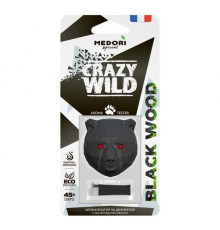 Аромат для автомобиля Меловой авто-парфюм на дефлектор 3D Medori Crezy Wild Black Wood