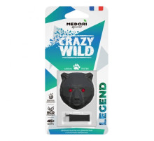 Аромат для автомобиля Меловой авто-парфюм на дефлектор 3D Medori Crezy Wild Legend