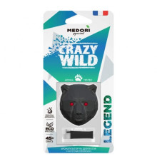 Аромат для автомобиля Меловой авто-парфюм на дефлектор 3D Medori Crezy Wild Legend