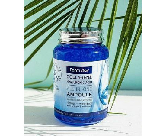 Купить недорого Универсальная сыворотка Farm Stay Collagen Hyaluronic Acid All-In-One Ampoule