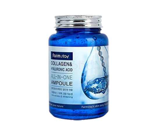 Купить недорого Универсальная сыворотка Farm Stay Collagen Hyaluronic Acid All-In-One Ampoule