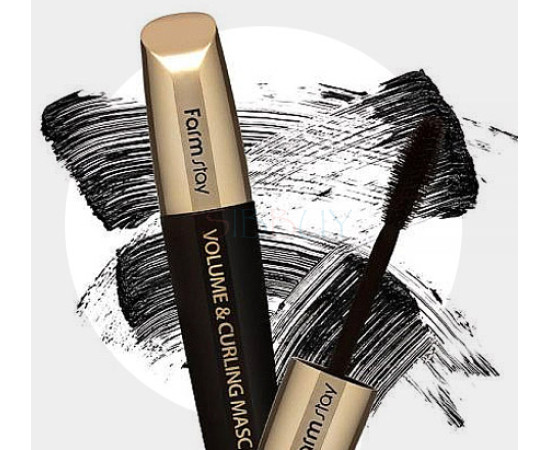 Купить недорого Тушь для ресниц FarmStay Volume & Curling Mascara 12 мл объем и подкручивание