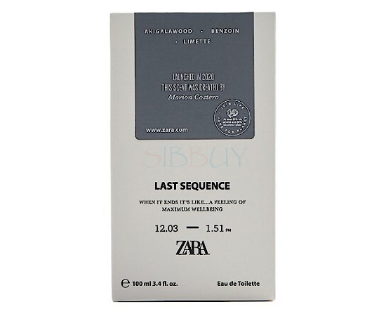 Купить Аромат Zara Last Sequence Туалетная вода