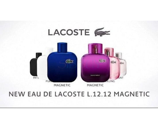 Купить недорого Аромат Lacoste Eau de Lacoste L.12.12 Pour Elle Magnetic Парфюмерная вода