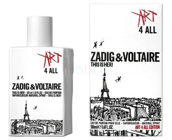 Купить недорого Аромат Zadig & Voltaire This Is Her! Art 4 All Парфюмерная вода