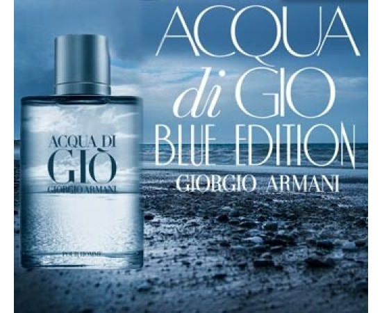 Купить Аромат Giorgio Armani Acqua di Gio Blue Edition Pour Homme Туалетная вода