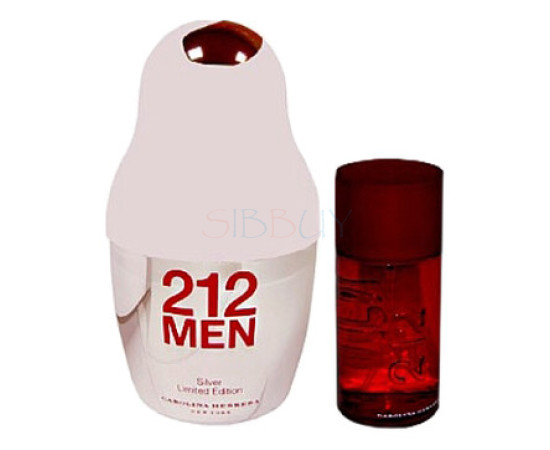Купить Аромат Carolina Herrera 212 Men Silver Туалетная вода