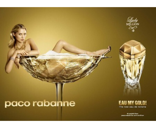 Купить недорого Аромат Rabanne Lady Million Eau My Gold! Туалетная вода