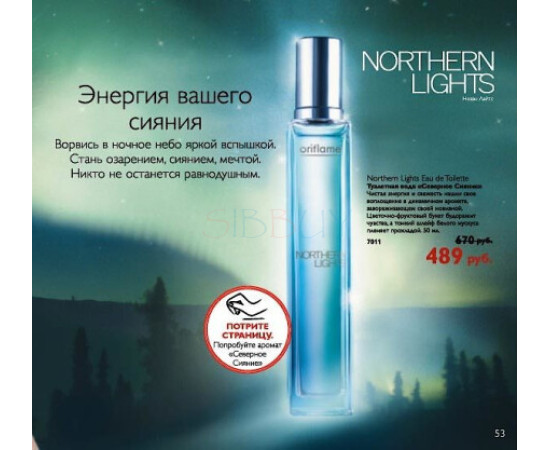 Купить недорого Аромат Oriflame Northern Lights Туалетная вода