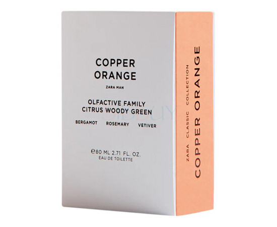 Купить Аромат Zara Copper Orange Туалетная вода