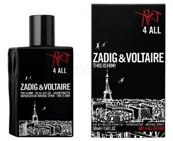 Купить недорого Аромат Zadig & Voltaire This Is Him! Art 4 All Туалетная вода