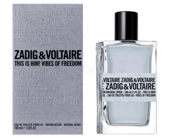 Купить недорого Аромат Zadig & Voltaire This Is Him! Vibes of Freedom Туалетная вода