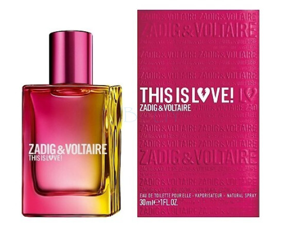 Купить недорого Аромат Zadig & Voltaire This Is Love! for Her Парфюмерная вода