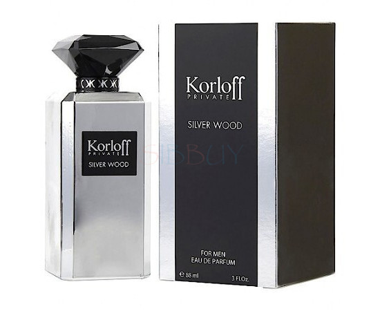Купить недорого Аромат Korloff Paris Silver Wood Парфюмерная вода