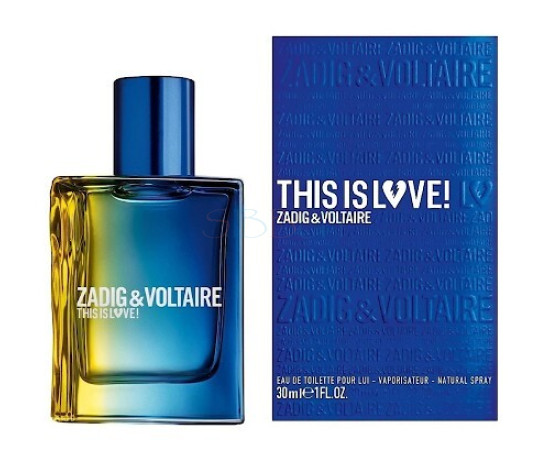 Купить недорого Аромат Zadig & Voltaire This Is Love! for Him Парфюмерная вода