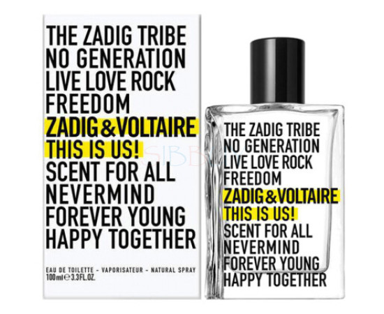 Купить недорого Аромат Zadig & Voltaire This is Us! Туалетная вода