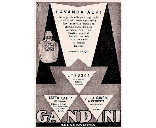 Купить Аромат Gandini 1896 Lavanda Alpi Одеколон