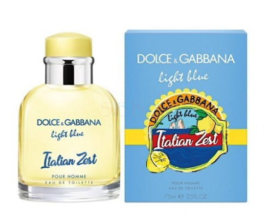 Купить Аромат Dolce & Gabbana Light Blue Pour Homme Italian Zest Туалетная вода