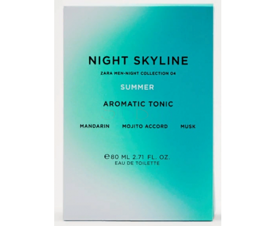 Купить Аромат Zara Night Skyline Summer Туалетная вода