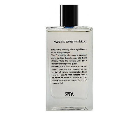 Купить Аромат Zara Morning Sunray In Sevilla Парфюмерная вода