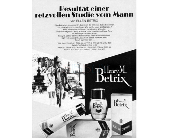 Купить Аромат Henry M. Betrix Henry M. Betrix Одеколон
