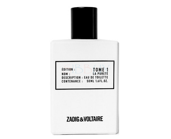 Купить недорого Аромат Zadig & Voltaire Tome 1 La Pureté (2017) Парфюмерная вода