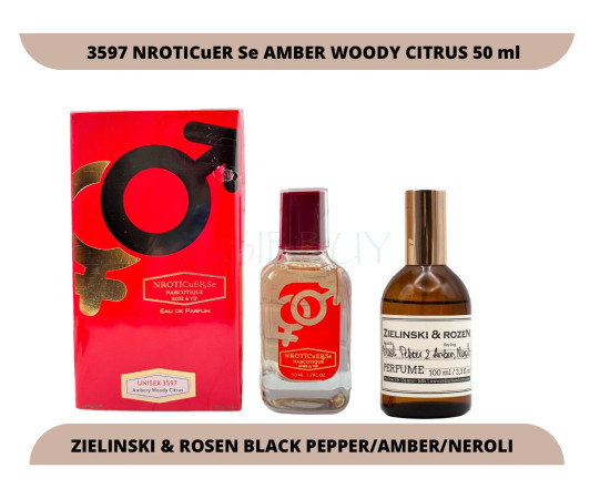 Купить недорого Парфюм на масляной основе NARKOTIC ROSE & VIP (ZIELINSKI & ROZEN black pepper & amber, neroli) 50ml